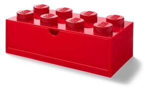 Червена кутия за бюро с чекмедже , 31 x 16 cm - LEGO®