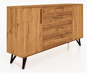 Висок скрин от дъб 182x100 cm Golo - The Beds