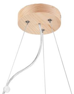 Полилей NATURAL 3xE27/60W/230V, 47 см, борова дървесина