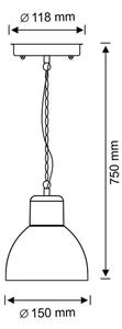 Външен полилей ARNE 1xE27/10W/230V IP44