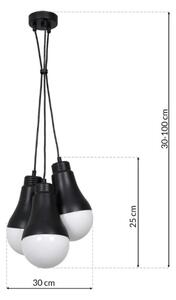 Висящ полилей HELIOS 3xE14/40W/230V