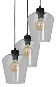 Висящ полилей SANTIAGO 3xE27/60W/230V прозрачен