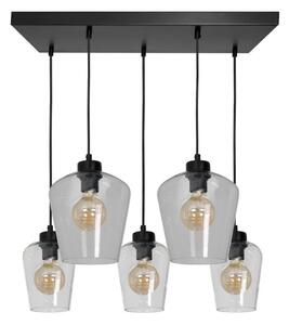 Висящ полилей SANTIAGO 5xE27/60W/230V прозрачен