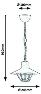 Rabalux - Екстериорен полилей 1xE27/10W/230V IP44