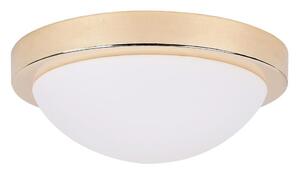 Лампа за таван в златист цвят със стъклен абажур ø 28 cm Roda - Candellux Lighting