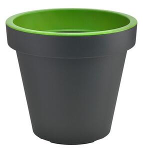 Сиво-зелена саксия , ø 29,5 cm Metro Twist - Gardenico
