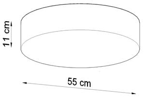 Sollux SL.0918 - Плафон ARENA 4xE27/60W/230V сив