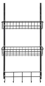 Висящ рафт за врата Rack Black - Wenko