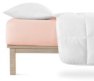 Светлорозов еластичен чаршаф от джърси 90x200 cm Boxspring – Andrea Simone