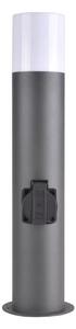 Външна лампа DALLAS 1xE27/12W/230V IP44 с контакт, антрацит