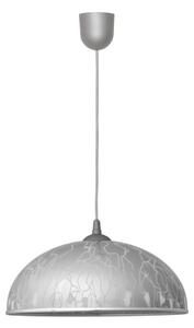 Висящ полилей CIRCLE 1xE27/15W/230V сив