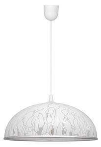 Висящ полилей CIRCLE 1xE27/15W/230V бял