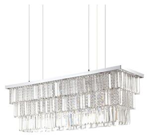 Ideal Lux - Кристален пендел MARTINEZ 8xE14/40W/230V хром