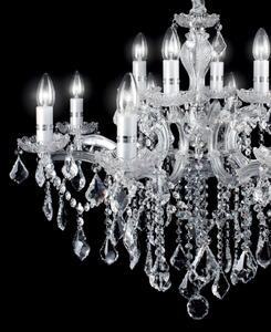 Ideal Lux - Кристален пендел FLORIAN 18xE14/40W/230V Ø 86 см прозрачен