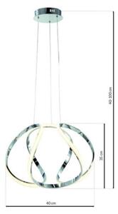 LED полилей на кабел GLOBE LED/50W/230V