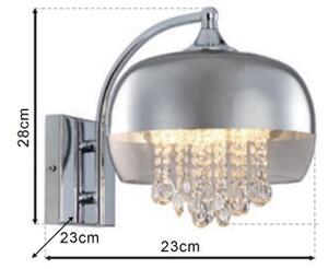 Кристален аплик LUNA 1xE14/40W/230V