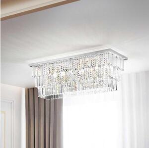 Ideal Lux - Таванно осветително тяло MARTINEZ 8xE14/40W/230V лъскав хром