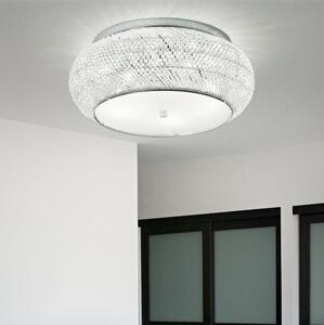 Ideal Lux - Кристален плафон PASHA 10xE14/40W/230V Ø 55 хром