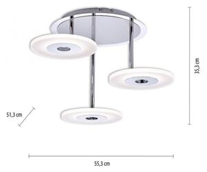Paul Neuhaus 6446-55 - LED Димируем полилей ADALI 3xLED/13W/230V