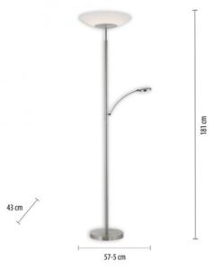 Paul Neuhaus 655-55-LED Димируема подова лампа ALFRED LED/28W+LED/4W/230V