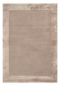Светлокафяв ръчно изработен килим със смес от вълна 120x170 cm Ascot – Asiatic Carpets