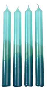 Свещи в комплект от 4 бр. време за горене 6 ч. Dip Dye - Rex London