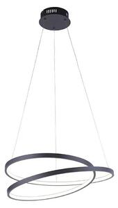 Paul Neuhaus 2472-18 - LED Димируем висящ полилей ROMAN LED/30W/230V черен