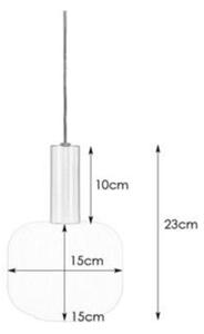 Markslöjd 108123 - Висящ полилей SOBER 1xE14/40W/230V месинг