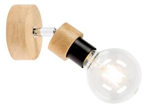 Spot-Light 2834174 - Стенно спот осветително тяло MARJOLAINE 1xE27/25W/230V дъб