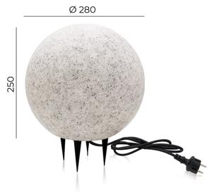 Екстериорна декоративна лампа GARDEN BALL 1xE27/40W/230V IP65 ⌀ 28 см