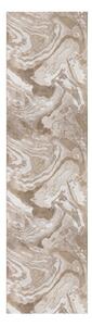 Бежова пътека 80x300 cm Marbled – Flair Rugs