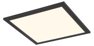 Черна LED лампа за таван 29,5x29,5 см Beta - Trio