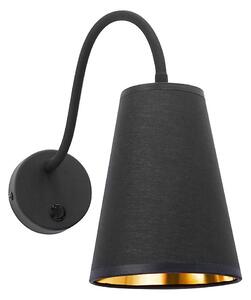 Аплик WIRE 1xE27/15W/230V черен/златист