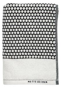Черно-бяла памучна кърпа 50x100 cm Grid - Mette Ditmer Denmark