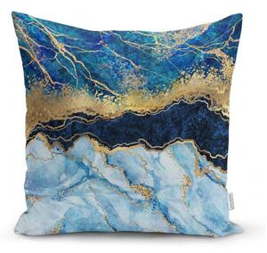 Калъфка за възглавница Мрамор със синьо, 45 x 45 cm - Minimalist Cushion Covers