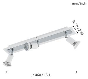 Eglo 94961 - LED Точково осветително тяло SARRIA 3xGU10-LED/5W/230V