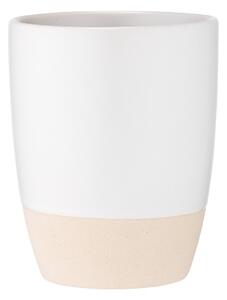 Бяла и бежова чаша от фаянс 300 ml Host - Ladelle