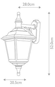 Elstead KERRY-WALL - Екстериорен аплик KERRY 1xE27/100W/230V IP44