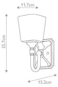 Elstead FE-CONCORD1-BATH - LED Аплик за баня CONCORD 1xG9/3W/230V IP44