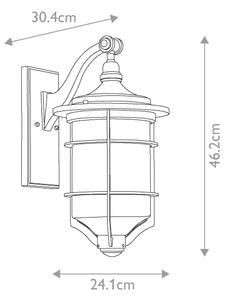 Elstead KL-ROYAL-MARINE2-M-Екстериорен аплик ROYAL 1xE27/60W/230V IP44