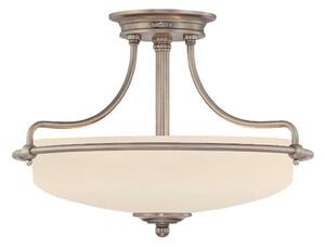 Elstead QZ-GRIFFIN-SFS-AN - Полилей за повърхностен монтаж GRIFFIN 3xE27/100W/230V матов хром