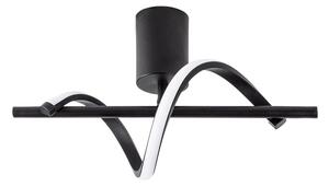Черно LED осветително тяло за таван 7x41 cm Likma – Opviq lights
