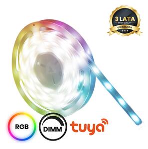 LED RGBW Димируема лента за баня LED/7,5W/12V IP65 3м Wi-Fi Tuya