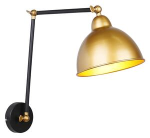 Аплик TRUCK 1xE27/40W/230V златист/черен