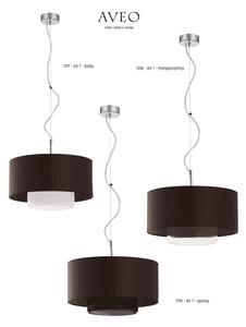 JUPITER 1119-AV1 - Висящи лампи AVEO 1xE27/60W/230V венге