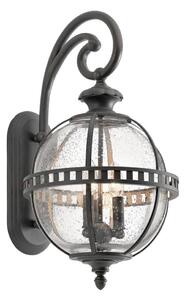 Kichler KL-HALLERON-2M - Външно стенно осветително тяло HALLERON 3xE14/40W/230V IP44