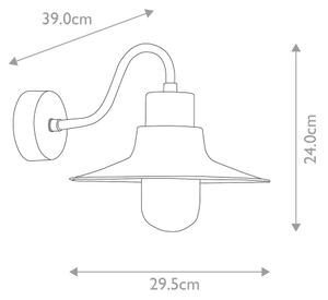 Elstead - Екстериорен аплик SHELDON 1xE27/100W/230V IP44 тюркоаз