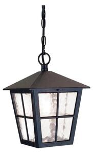 Elstead - Екстериорен пендел CANTERBURY 1xE27/100W/230V IP43 черен