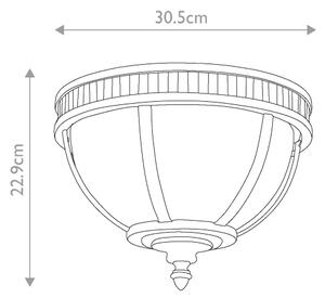 Kichler - Екстериорна лампа HALLERON 3xE14/40W/230V IP44 антрацит
