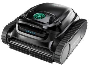 Безкабелен робот за басейни Wybot M1, 120W, 300 мин, 400 м2, Двойна филтрация, 2 реда четки, Планиране на маршрут, Жироскоп, Черен